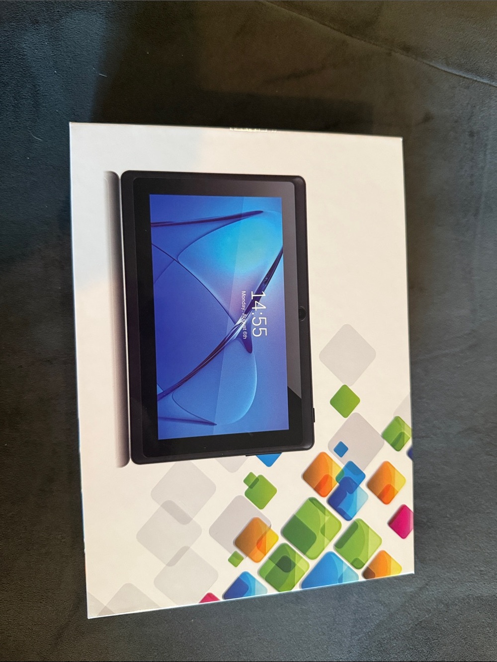 Black Tablet with Blue Display - Unbranded 10-inch Android Tablet